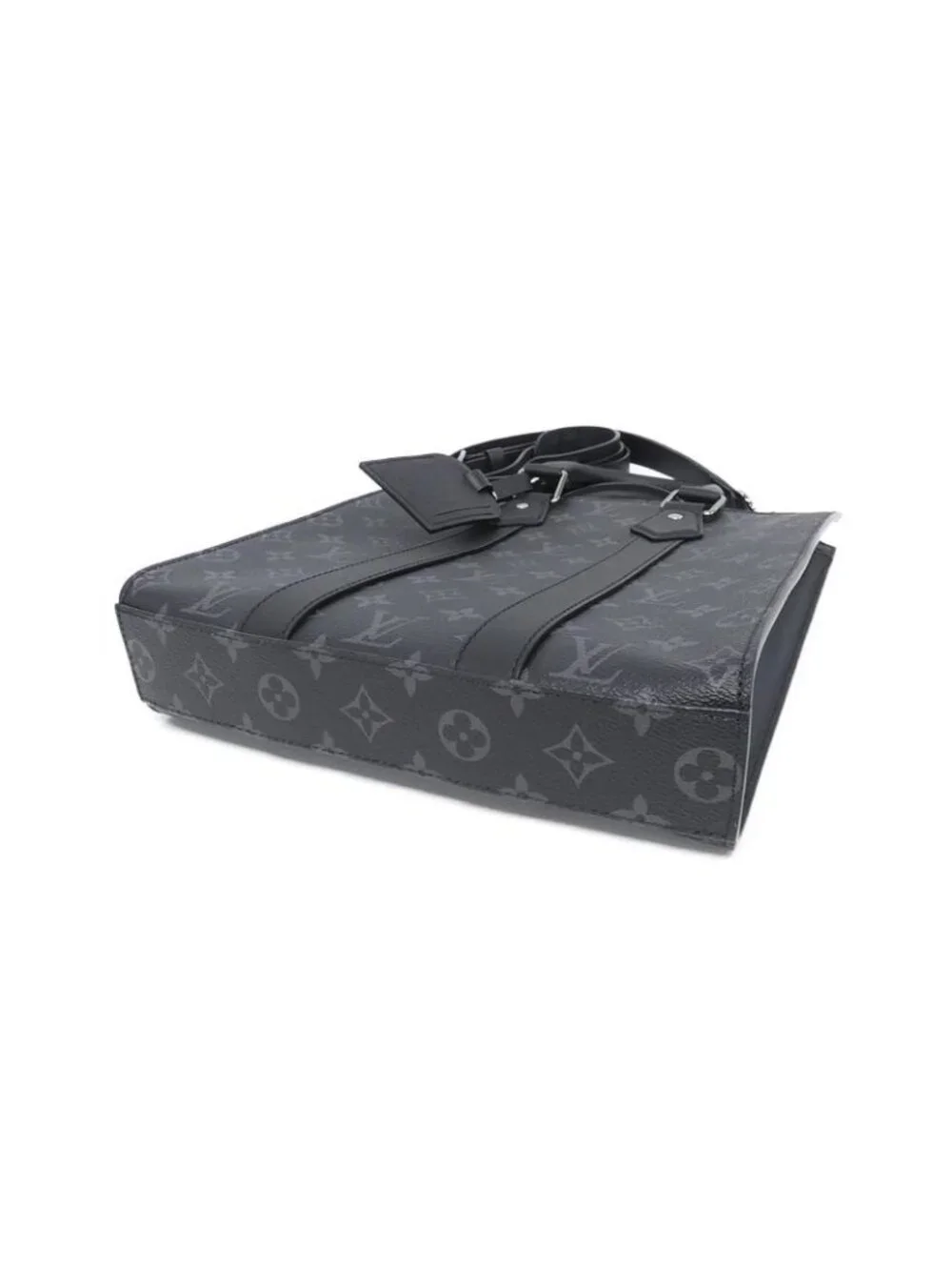 Louis Vuitton Monogram Eclipse Sac Plat Cross Bag